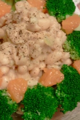ツナと白インゲン豆のみかんサラダ